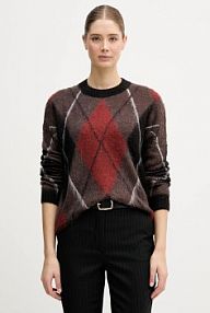Sweter Sisley  brązowy damski 1TQ1L106Z