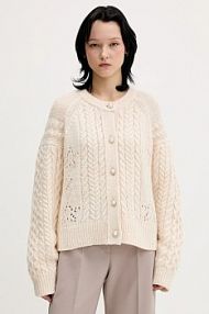 Kardigan Tommy Jeans  beżowy DW0DW22511