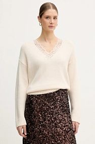 Sweter iBlues  beżowy damski 2527366025200