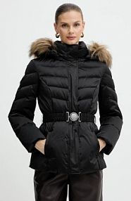 Kurtka puchowa Guess  czarna damska W5BL31.W2802