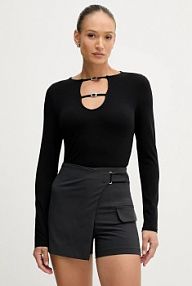 Szorty Sisley  szare damskie 483QL901T