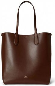 Torebka shopperka Polo Ralph Lauren  brązowa 428962757