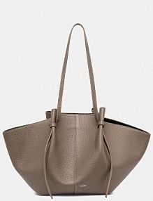 Torebka shopperka Yuzefi  beżowa YUZSS25.HB.LM