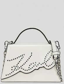 Torebka shopperka Karl Lagerfeld  biała A3W30044