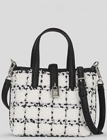 Torebka shopperka Karl Lagerfeld  biała A3W30306