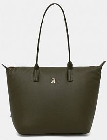Torebka shopperka Tommy Hilfiger  zielona AW0AW17705