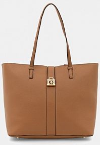 Torebka shopperka U.S. Polo Assn.  brązowa BIUWZ8857WVP