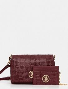 Torebka U.S. Polo Assn.  bordowy BIU2B8999WVP