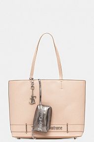 Torebka shopperka Juicy Couture  beżowa BEJJM8840WVP.