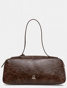 Torebka shopperka United Colors of Benetton  brązowa 66EYDY08U