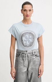 T-shirt Guess  fioletowy damski W5YI14.I3Z14