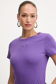 T-shirt pinko  fioletowy damski 100355.A2RD