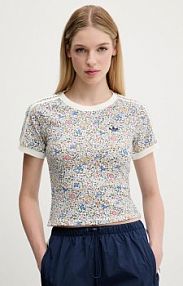 T-shirt adidas Originals  multicolor damski JW5199