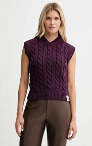Kamizelka Bally  fioletowa damska WKN0AN