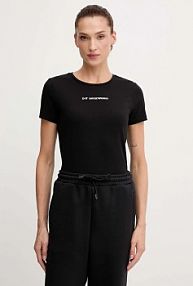 T-shirt EA7 Emporio Armani  czarny damski AF12115.7W000