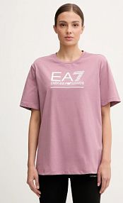 T-shirt EA7 Emporio Armani  różowy damski AF12503.7W000