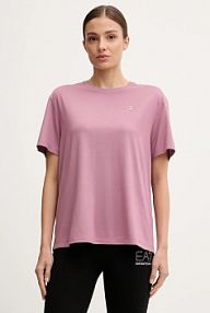T-shirt EA7 Emporio Armani  różowy damski AF13919.7W000