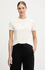 T-shirt Guess  beżowy damski V5BI13.J1314