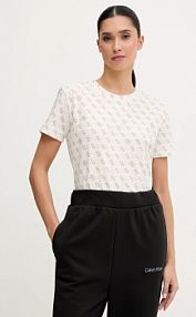 T-shirt Guess  beżowy damski V5BI14.I3Z14