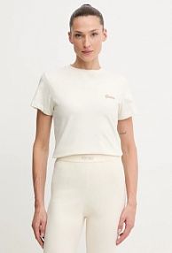 T-shirt Guess  beżowy damski V5BI17.KCBF1