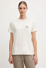 T-shirt Napapijri  beżowy damski NP0A88XON1J1