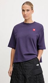 T-shirt The North Face  fioletowy damski NF0A8EG61JI1