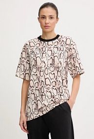 T-shirt Puma  beżowy damski 635239