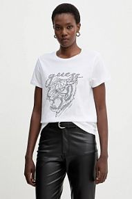 T-shirt Guess  biały damski W5BI32.K9RM1