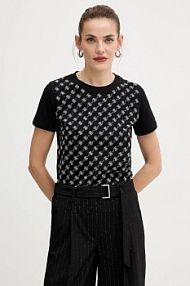 T-shirt Guess  czarny damski W5BI21.I3Z14