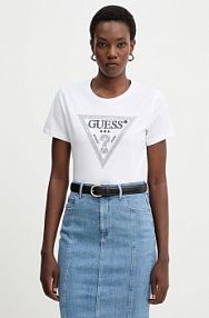 T-shirt Guess  biały damski W5BI18.I3Z14