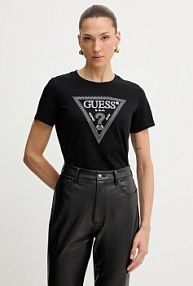 T-shirt Guess  czarny damski W5BI18.I3Z14