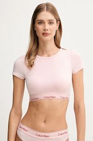 T-shirt Calvin Klein Underwear  różowy damski LV00QF8495