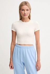 T-shirt Calvin Klein Underwear  beżowy damski LV00QS7546