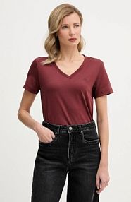 T-shirt Calvin Klein Jeans  czerwony damski LV047B205G