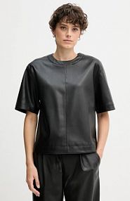 Bluzka Calvin Klein Jeans  czarna damska LV044D113G