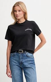 T-shirt Calvin Klein Jeans  czarny damski LV047D882G