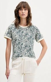 T-shirt adidas Originals  beżowy damski JX0462