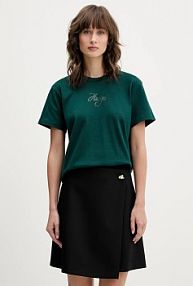 T-shirt HUGO  zielony damski 50550117