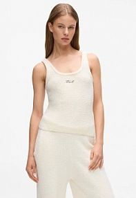 Top Karl Lagerfeld  biały damski A4W44004