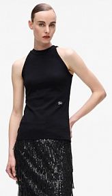 Top Karl Lagerfeld  czarny damski A4W17056