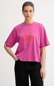 T-shirt United Colors of Benetton  różowy damski 3DCJD10B9