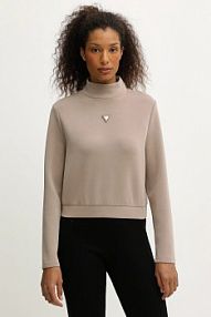 Bluza przez głowę Guess  beżowa V4YQ05.KCAY2