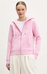 Bluza rozpinana Guess Jeans  różowa damska W4YQ03.KC811