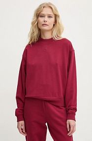 Bluza przez głowę HUGO  bordowy 50527463