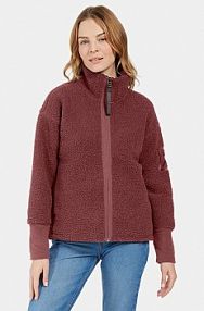 Bluza rozpinana Didriksons  bordowy damska 505446