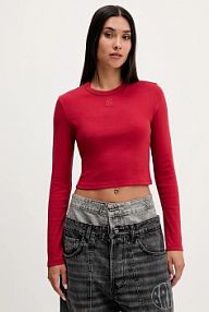 Longsleeve HUGO  czerwony damski 50518378