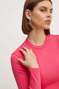 Longsleeve HUGO  różowy damski 50518378