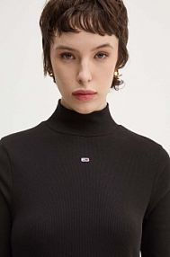 Longsleeve Tommy Jeans  czarny damski DW0DW19830