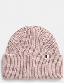 Czapka zimowa Boss  różowa damska 50497808