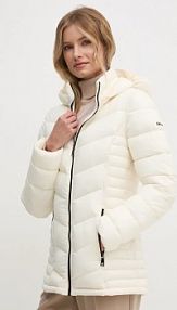Kurtka DKNY  beżowa damska DLEMPR20